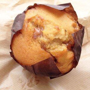 Histoire de terminer en beauté: muffin caramel beurre salé #instafood #instagood #rennes